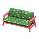 Animal Crossing Items Nordic sofa Butterflies Fabric Red