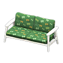 Animal Crossing Items Nordic sofa Butterflies Fabric White