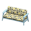 Animal Crossing Items Nordic sofa Dots Fabric Blue