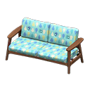 Animal Crossing Items Nordic sofa Raindrops Fabric Dark wood