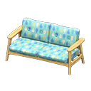 Animal Crossing Items Nordic sofa Raindrops Fabric Light wood