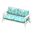 Animal Crossing Items Nordic sofa Raindrops Fabric White