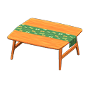 Animal Crossing Items Nordic table Butterflies Fabric Natural wood