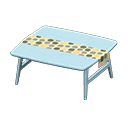 Animal Crossing Items Nordic table Dots Fabric Blue