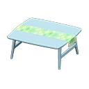 Animal Crossing Items Nordic table Leaves Fabric Blue