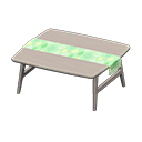 Animal Crossing Items Nordic table Leaves Fabric Gray