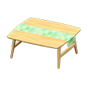 Animal Crossing Items Nordic table Leaves Fabric Light wood