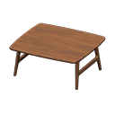 Animal Crossing Items Nordic table None Fabric Dark wood