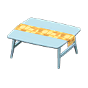 Animal Crossing Items Nordic table Orange Fabric Blue