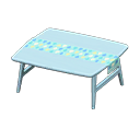 Animal Crossing Items Nordic table Raindrops Fabric Blue