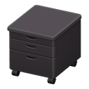 Animal Crossing Items Office cabinet Black