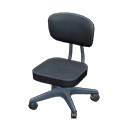 Animal Crossing Items Office chair Black