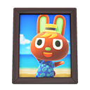 Animal Crossing Items O'Hare'S Photo Dark Wood