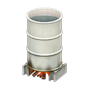 Animal Crossing Items Oil-Barrel Bathtub White