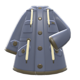 Animal Crossing Items Oilskin Coat Gray