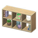 Animal Crossing Items Open wooden shelves Flowers photo Framed photo Ash