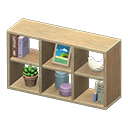 Animal Crossing Items Open wooden shelves Seaside photo Framed photo Ash