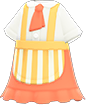 Animal Crossing Items Switch Orange café-uniform dress