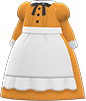 Animal Crossing Items Switch Orange full-length maid gown