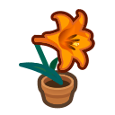 Animal Crossing Items Switch Orange-lily Plant