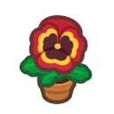 Animal Crossing Items Switch Orange-pansy Plant