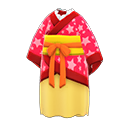 Animal Crossing Items Switch Orihime outfit (Red)