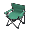 Animal Crossing Items Outdoor folding chair Green Seat color Black