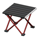 Animal Crossing Items Outdoor folding table Black Tabletop color Red