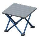 Animal Crossing Items Outdoor folding table Silver Tabletop color Blue