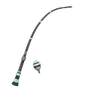 Animal Crossing Items Outdoorsy Fishing Rod Light blue