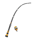 Animal Crossing Items Outdoorsy Fishing Rod Orange