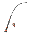 Animal Crossing Items Outdoorsy Fishing Rod Red