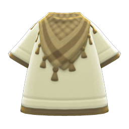 Animal Crossing Items Oversized Shawl Overshirt Brown