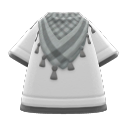 Animal Crossing Items Oversized Shawl Overshirt Gray