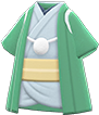 Animal Crossing Items Switch Pale green Edo-period merchant outfit