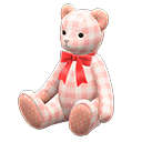 Animal Crossing Items Papa Bear Checkered / Red