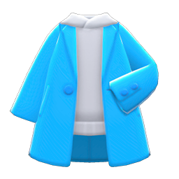 Animal Crossing Items Parka Undercoat Blue