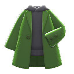 Animal Crossing Items Parka Undercoat Green