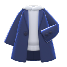 Animal Crossing Items Parka Undercoat Navy blue