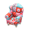 Animal Crossing Items Patchwork chair Cute