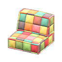 Animal Crossing Items Patchwork sofa chair Colorful