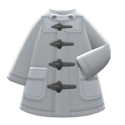 Animal Crossing Items Peacoat Gray