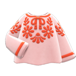 Animal Crossing Items Peasant Blouse Pink