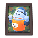 Animal Crossing Items Peewee'S Photo Dark Wood