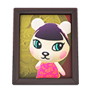 Animal Crossing Items Pekoe'S Photo Dark Wood