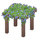 Animal Crossing Items Pergola Blue flowers