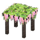 Animal Crossing Items Pergola Pink flowers