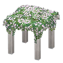 Animal Crossing Items Pergola White flowers