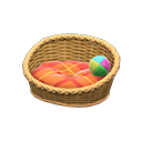 Animal Crossing Items Pet Bed Natural / Checkered