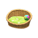 Animal Crossing Items Pet Bed Natural / Floral